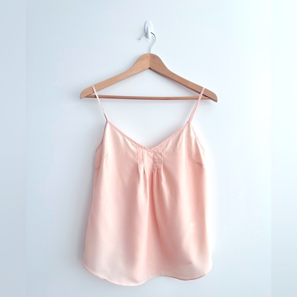 Aritzia Talula Light Pink Pleated Blouse Top - size small - Picture 1 of 6